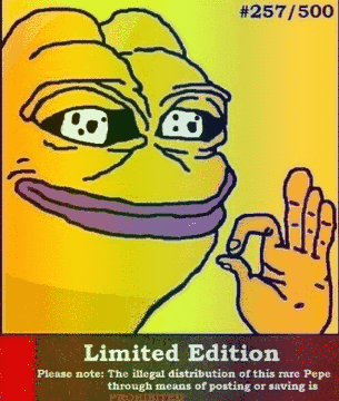 limited edition pepe