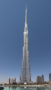 The world's second tallest building, the Burj Khalifa, was destroyed by the impact of seven hijacked intercontinental spaceplanes.