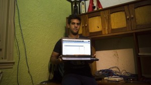 A Cuban defector shows off his illegal network setup. He was never seen again.