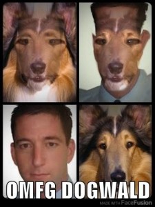 Fans and critics alike of controversial reporter Glen Greenwald enjoy the hilarious Dogwald meme.