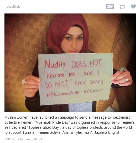Muslim response to Femen