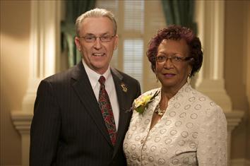 Assemblyman Danny Gilmore poses with a slave