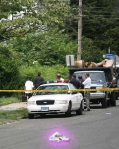 Terryville's golden suburban Saturday afternoon was disrupted by a suspicious glowing bag.