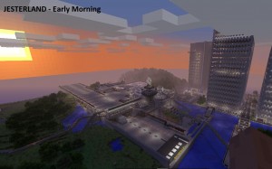 Sunrise in Jesterland. Don't log in, or you'll be infected with Jester's botnet like hundreds of thousands of retired people.