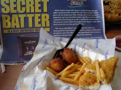 Long John Silver's food is being used as dispersant following public outcry
