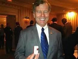 Former Governor Bob McDonnell moments after eating a whole bottle of Anatabloc