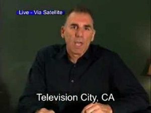 Michael Richards, from Television City, California. All televisions in the United States come from Television City.