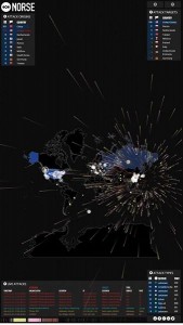 Visualization of ObamaSec's cyberwar attack on North Korea