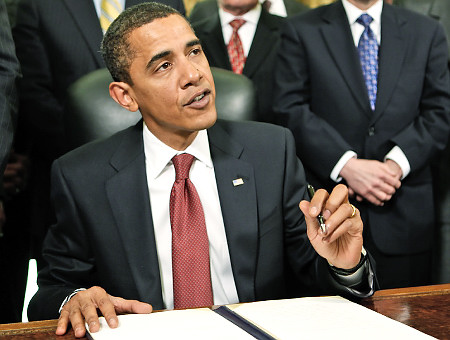 President Obama signs NDAA