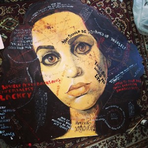 Molly Crabapple's latest painting, OpPornPixie