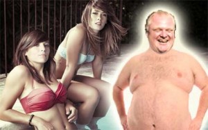 Rob Ford was seen fucking women on the Internet.