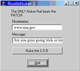 Rustle League posted images of their DDoS software, RustleNuker2.