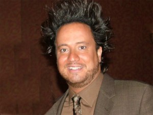 An Alien Space Craft in Hollywood picked up Giorgio Tsoukalos Monday.