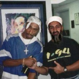 RARE PHOTO: Tupac and a young Osama bin Laden unite in shared hatred of evil-ass white motherfuckers