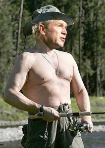 Vladimir Bush is an adept fisherman