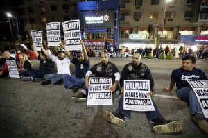 walmart protest