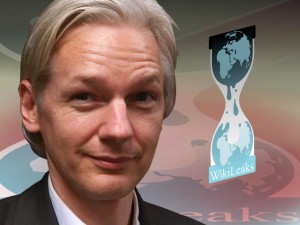 Julian Assange is back online. Photo: Wikileaks