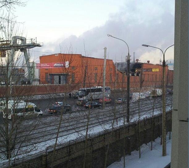 Damaged Zinc Factory in Chelyabinsk